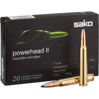 Sako 7x64 Powerhead II  9,7г/150gr 495B