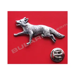 Значка ENGLISH PEWTER лисица А3